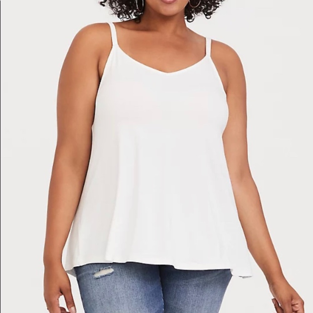 TORRID super soft rose pink swing cami